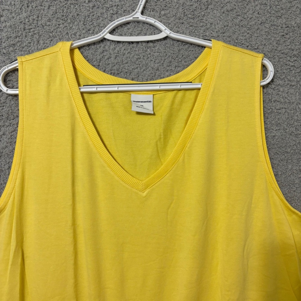 Casual Yellow Romper XXL Lightweight Lounge Summer Outfit V-Neck NWT - Picture 3 of 15